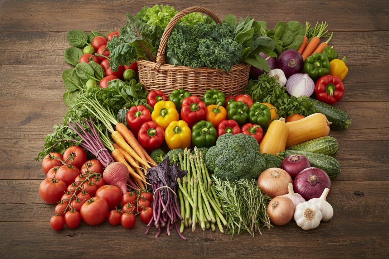 Fresh and Clean Vegetables